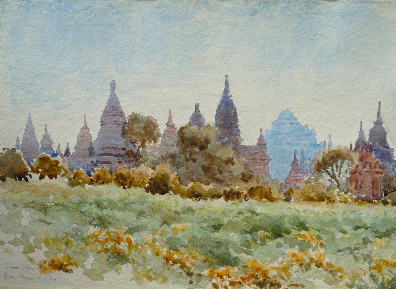 Dhamayan Gyi from Myew Bon Tha, Bagan by Wilson Clive