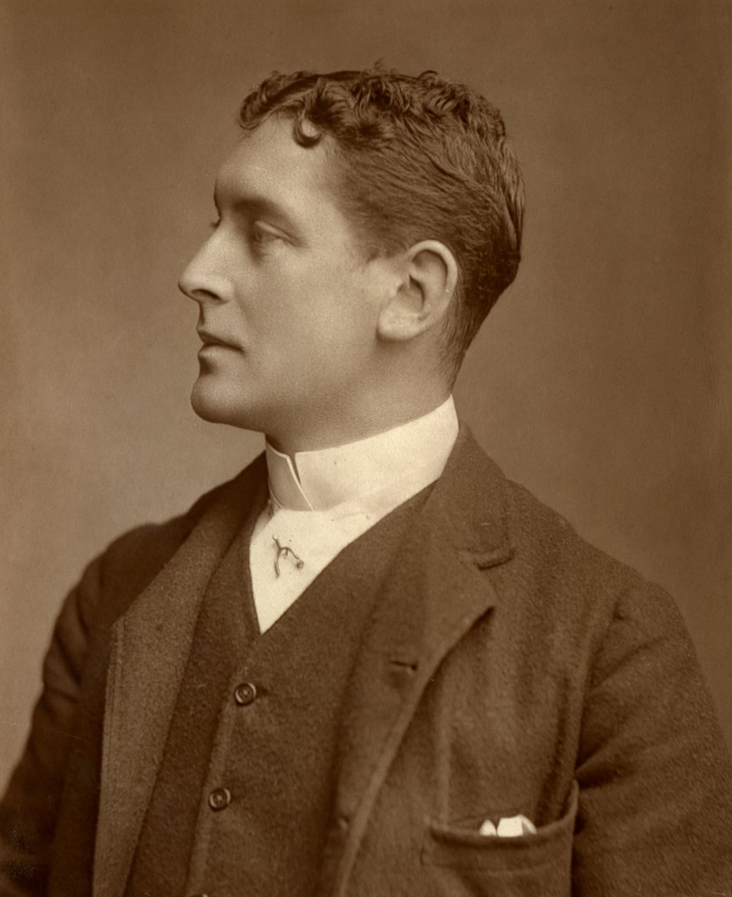 HB Conway, British Actor by Window and Grove