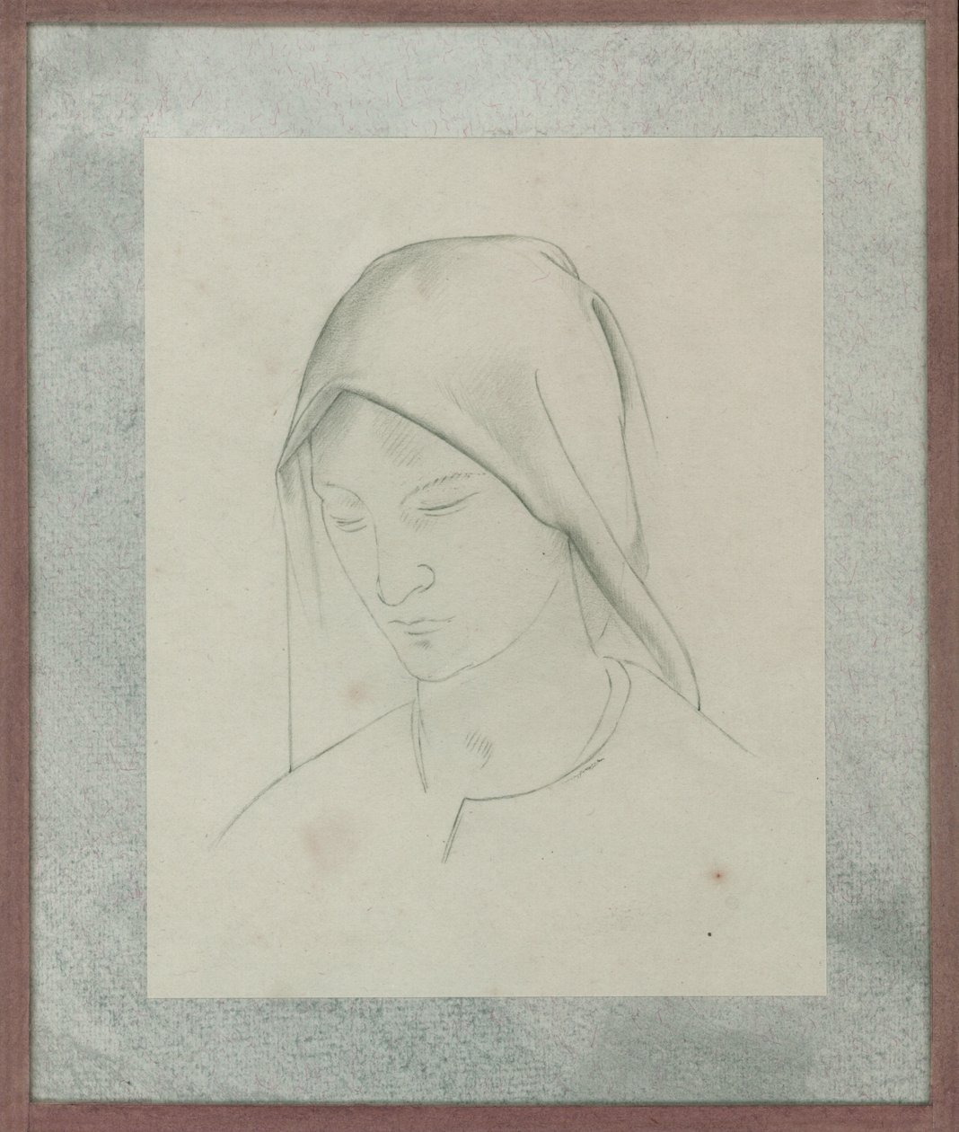 Study for St Martin altarpiece by Winifred Knights