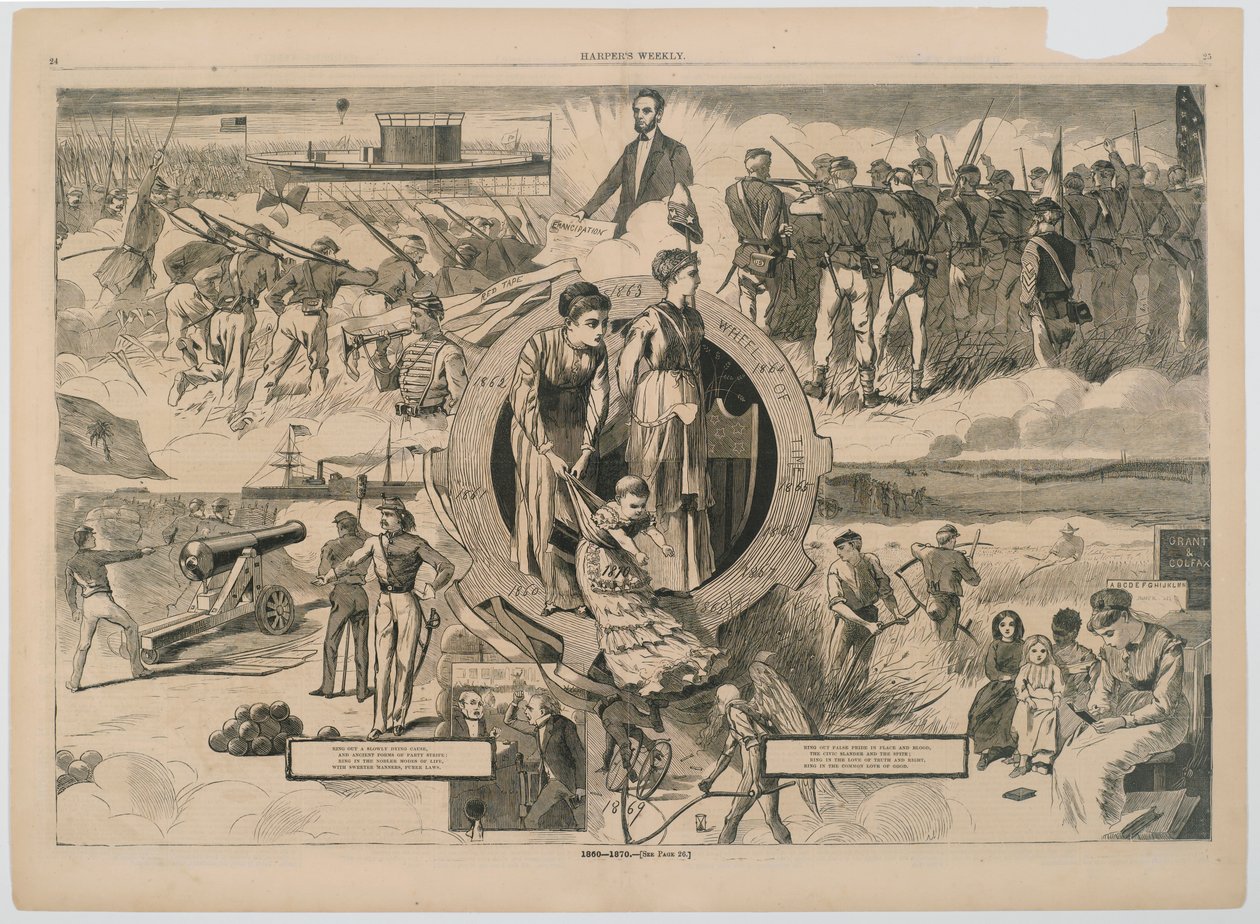 1860-1870, from Harpers Weekly magazine, 1870 by Winslow Homer
