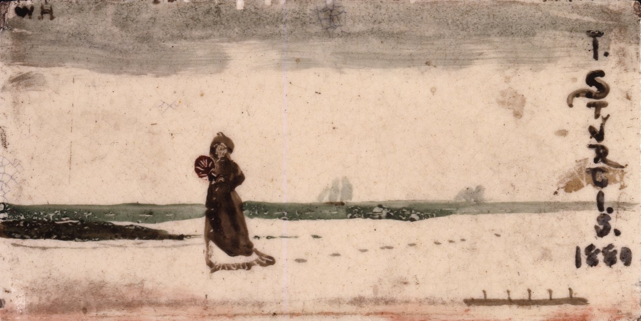 Beach Scene, 1880 by Winslow Homer