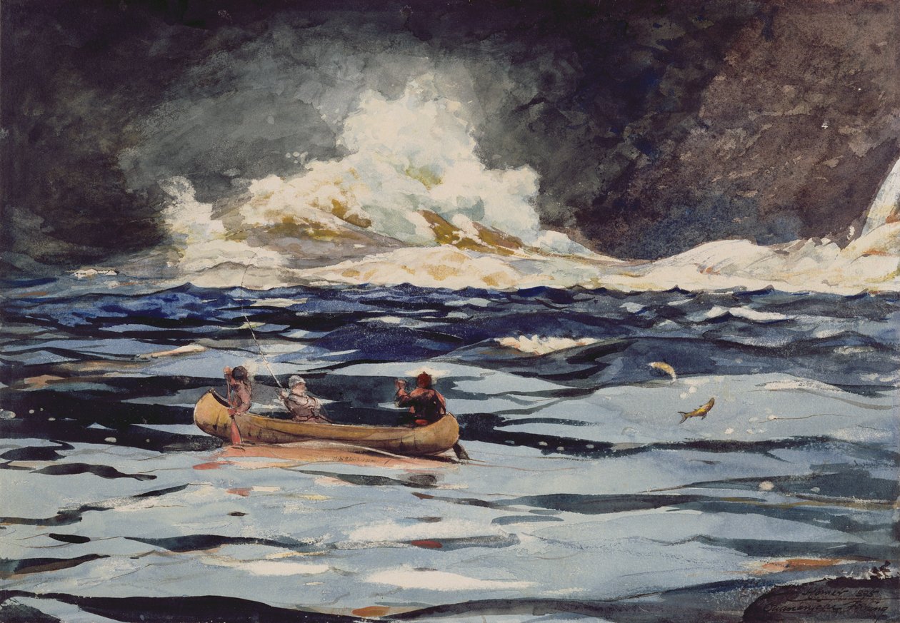 Under the Falls, the Grand Discharge, 1895 by Winslow Homer