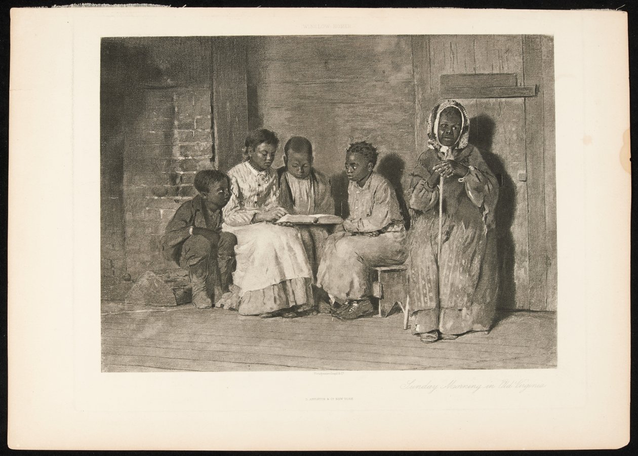 Sunday Morning in Old Virginia by Winslow (after) Homer