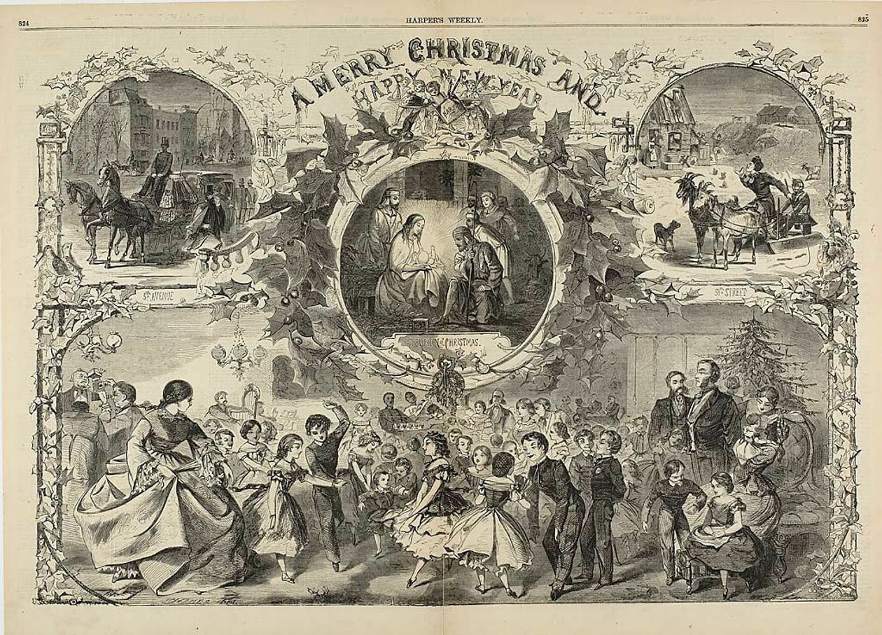 A Merry Christmas and a Happy New Year by Winslow Homer