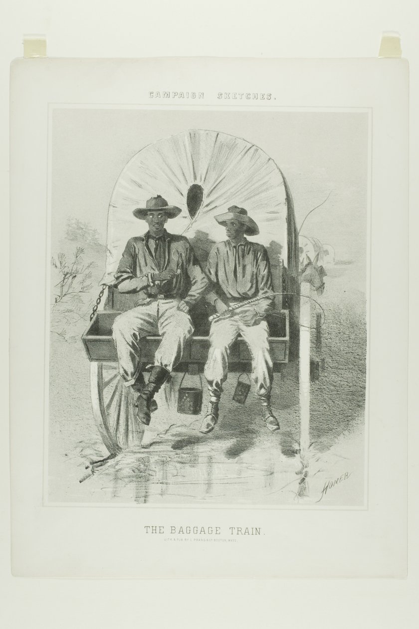 Campaign Sketches: The Baggage Train by Winslow Homer