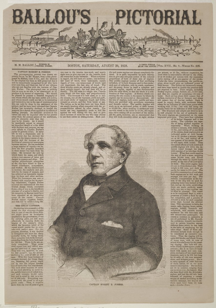 Captain Robert B. Forbes by Winslow Homer