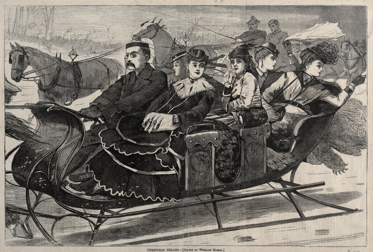 Christmas Belles by Winslow Homer