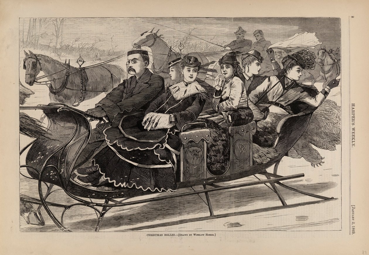 Christmas Belles by Winslow Homer