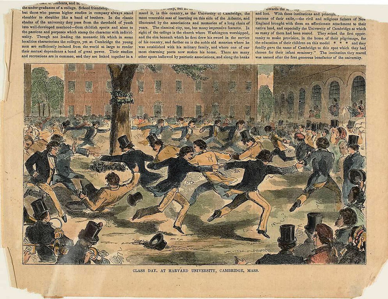 Class Day, at Harvard University, Cambridge, Massachusetts by Winslow Homer