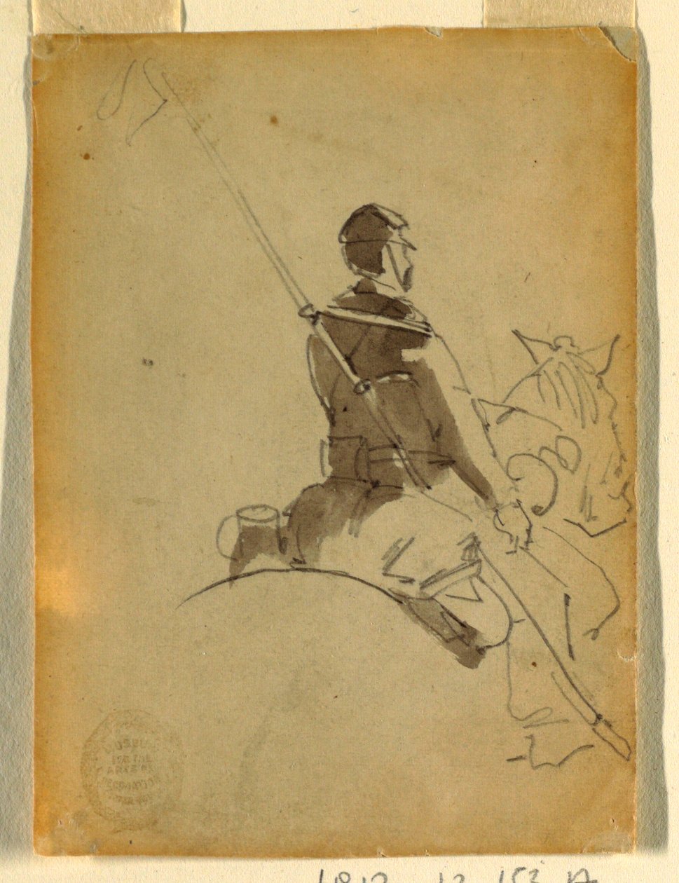 Lancer on Horseback, 1862 by Winslow Homer