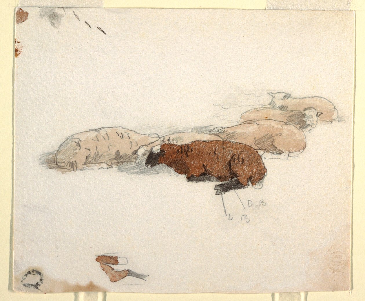 Sheep Resting, 1878 by Winslow Homer