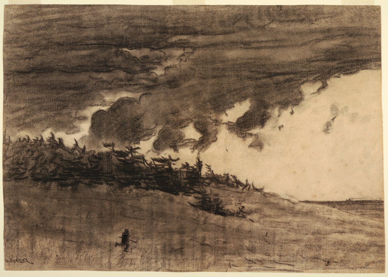 Storm Coming (Shore with Clouded Sky), probably 1884 by Winslow Homer