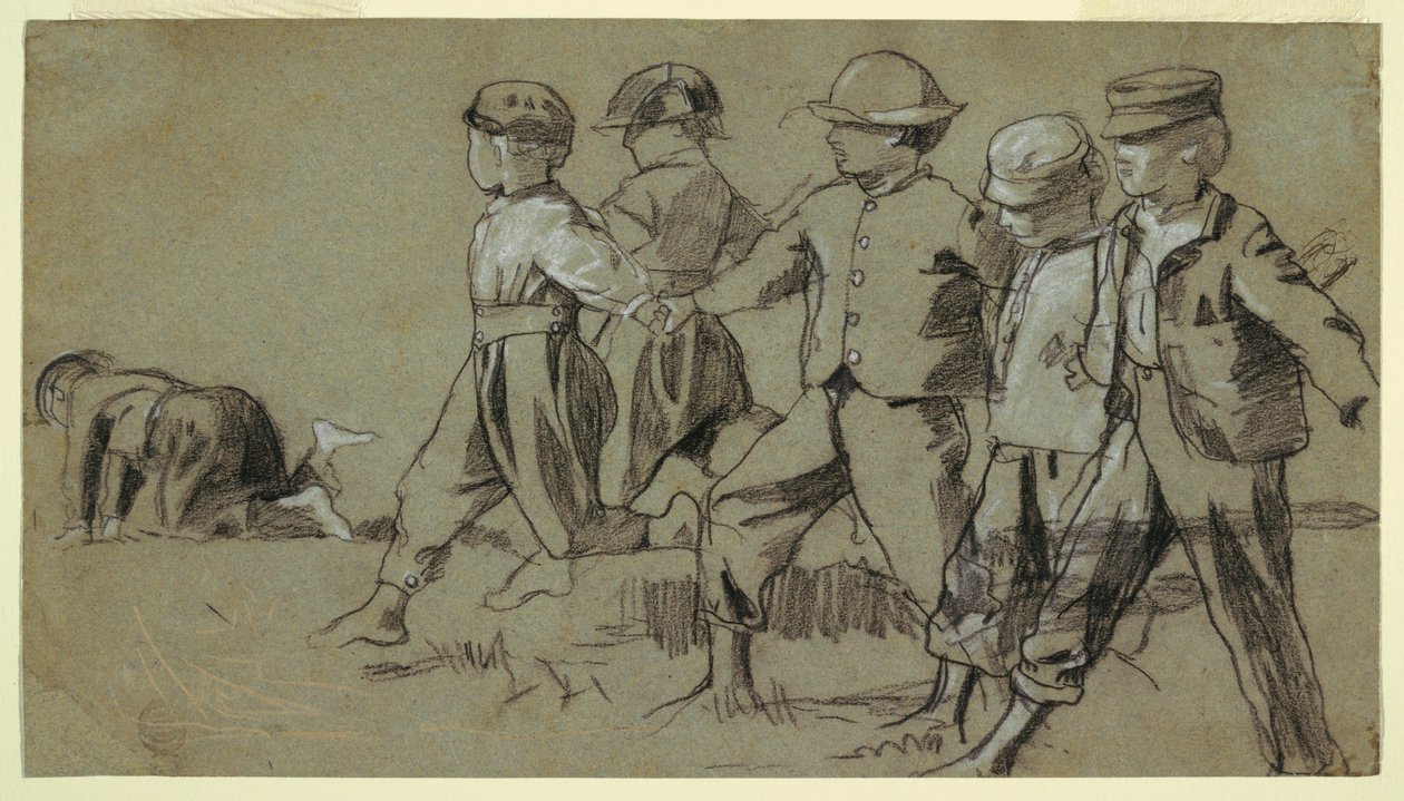 Study for "Snap the Whip", 1872 by Winslow Homer