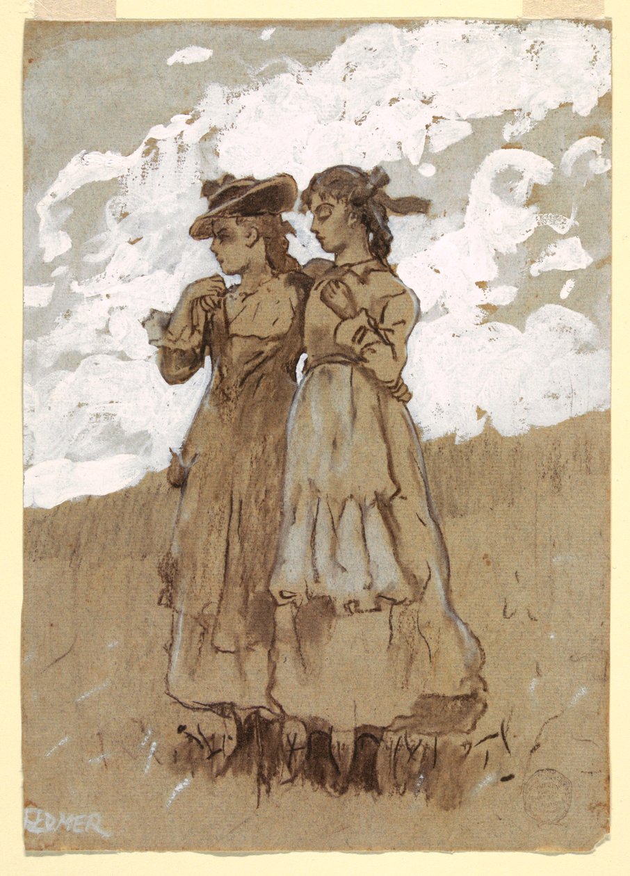 Two Young Girls, 1878–79 by Winslow Homer