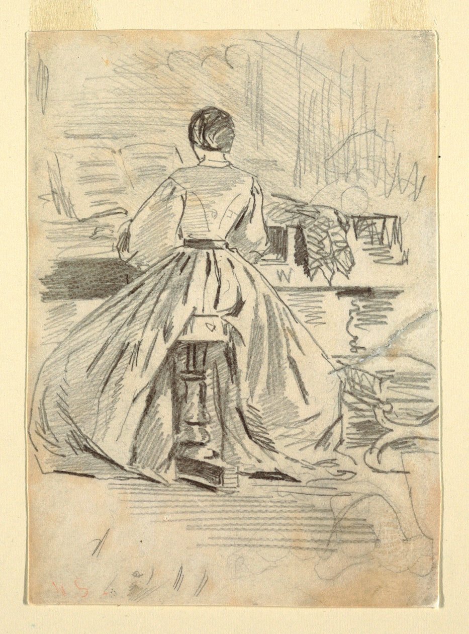 Woman at a Piano, 1862 by Winslow Homer