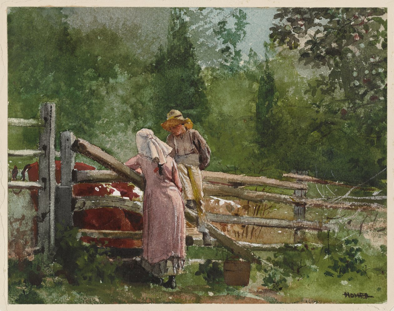 Feeding Time by Winslow Homer
