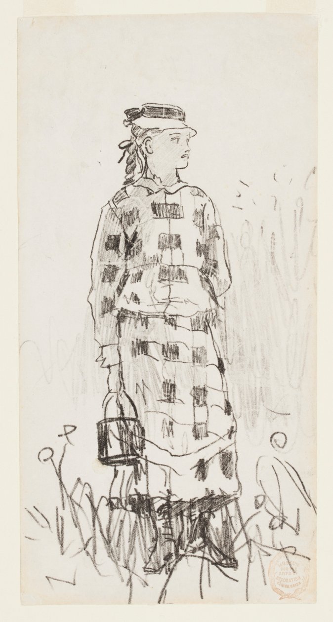 Girl with a Pail by Winslow Homer
