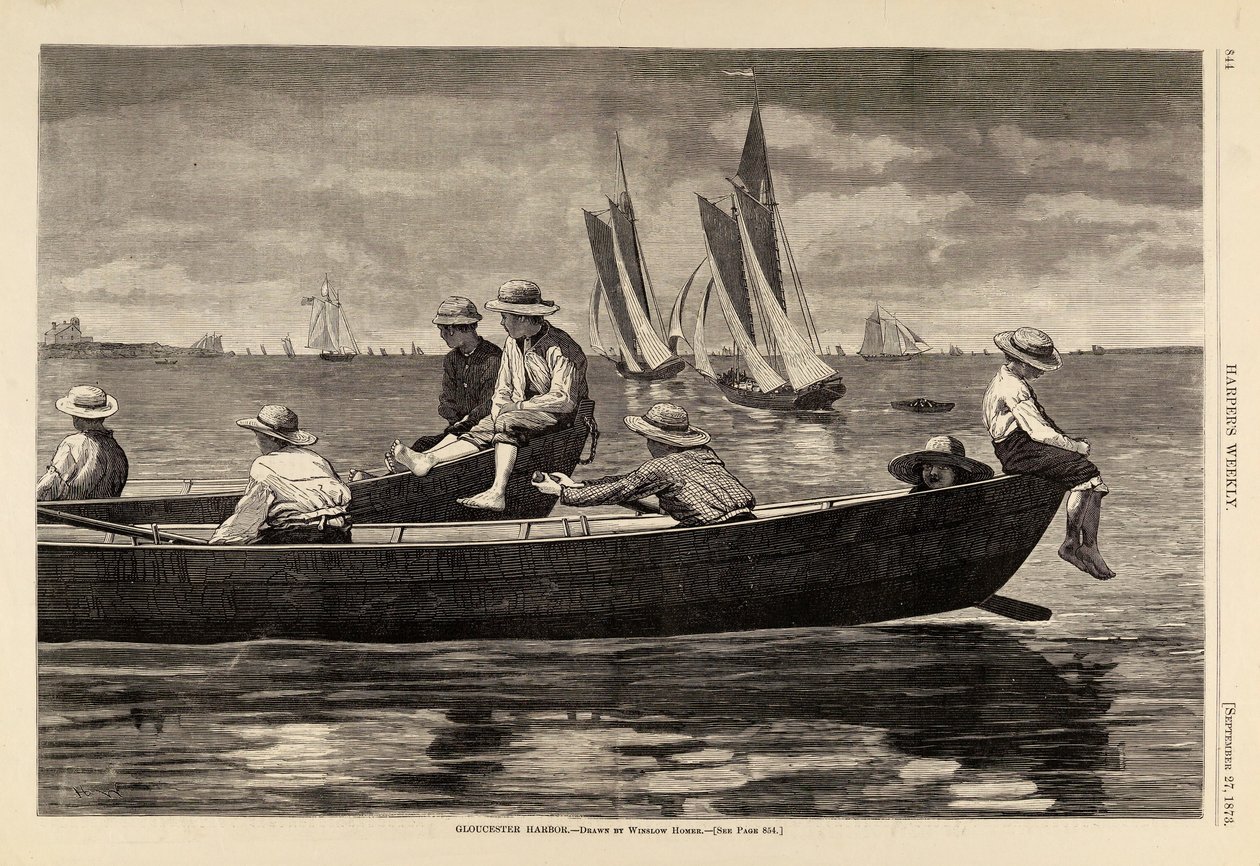 Gloucester Harbor by Winslow Homer