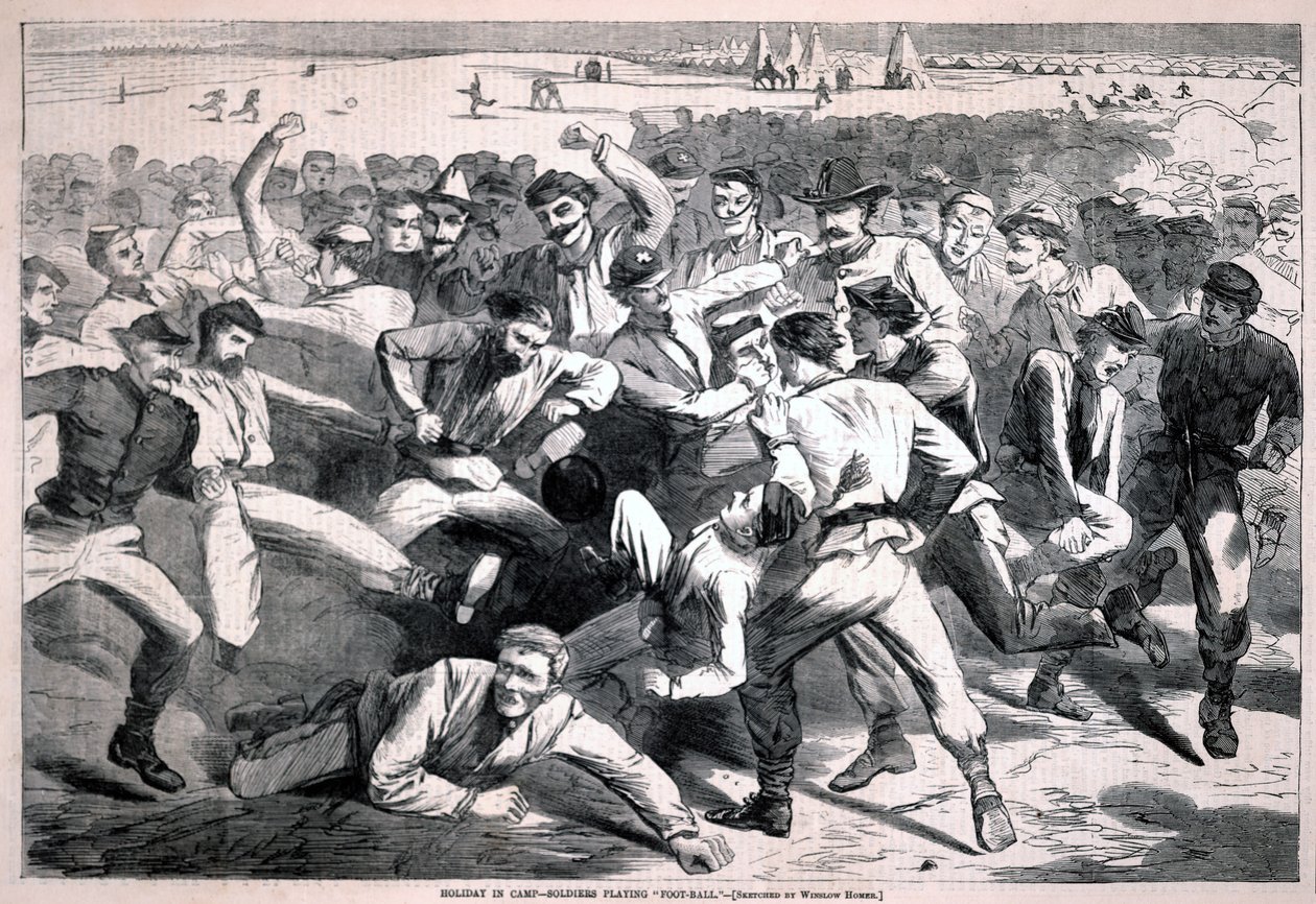 Holiday in Camp--Soldiers Playing 
