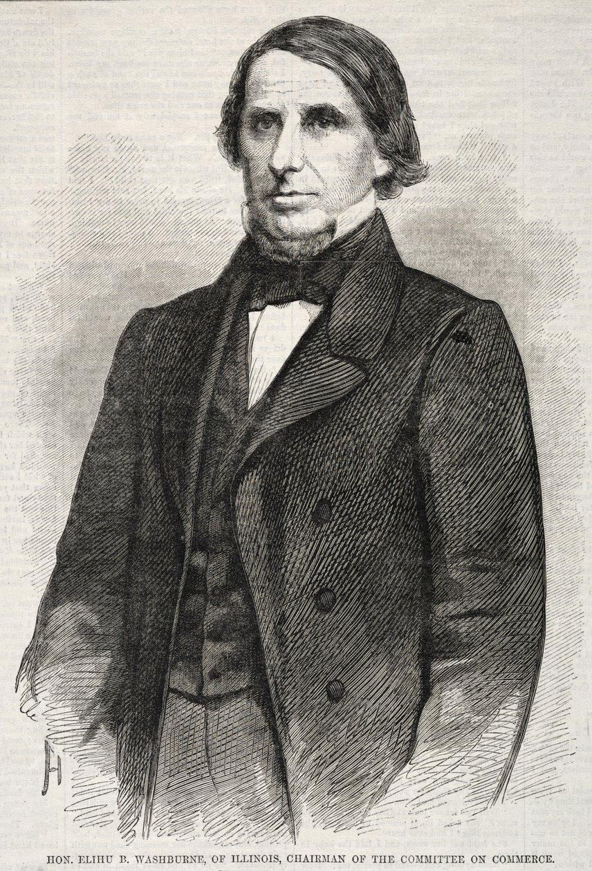 Hon. Elihu B. Washburne, of Illinois, Chairman of the Committee on Commerce by Winslow Homer