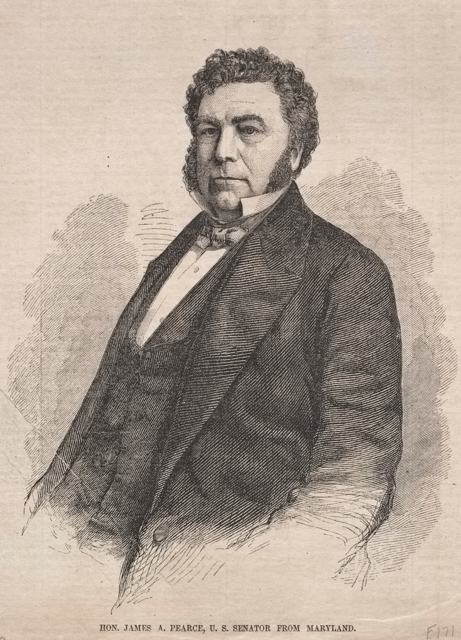Hon. James A. Pearce, U. S. Senator from Maryland by Winslow Homer