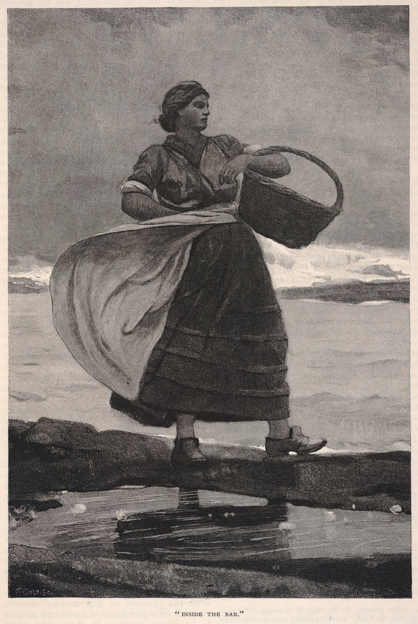 Inside the Bar by Winslow Homer