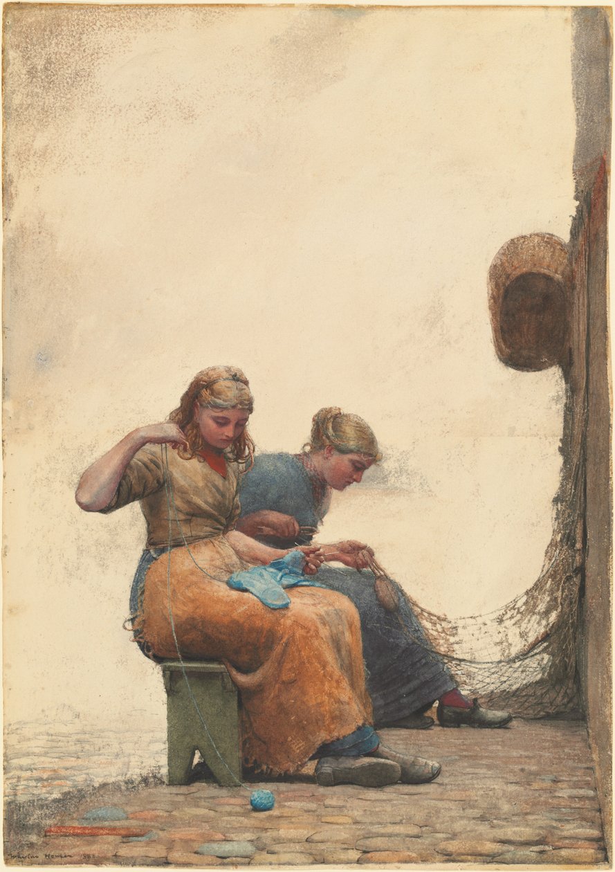 Mending the Nets by Winslow Homer