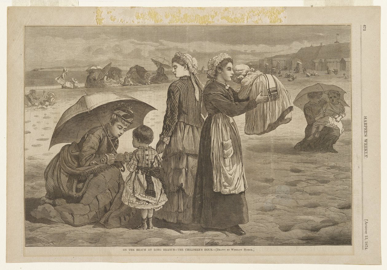 On the Beach at Long Branch - The Children