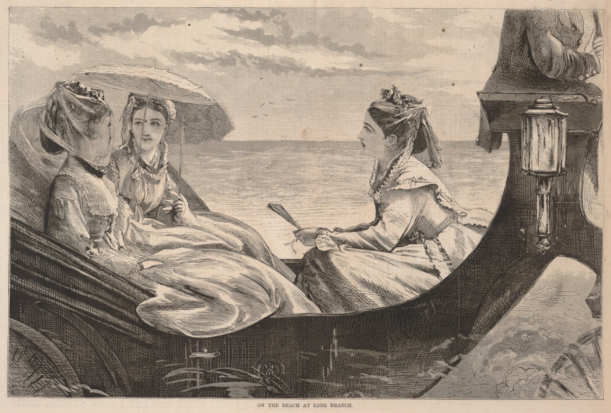 On the Beach at Long Branch by Winslow Homer
