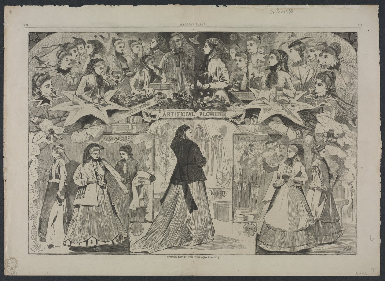 Opening Day in New York, 1868 by Winslow Homer