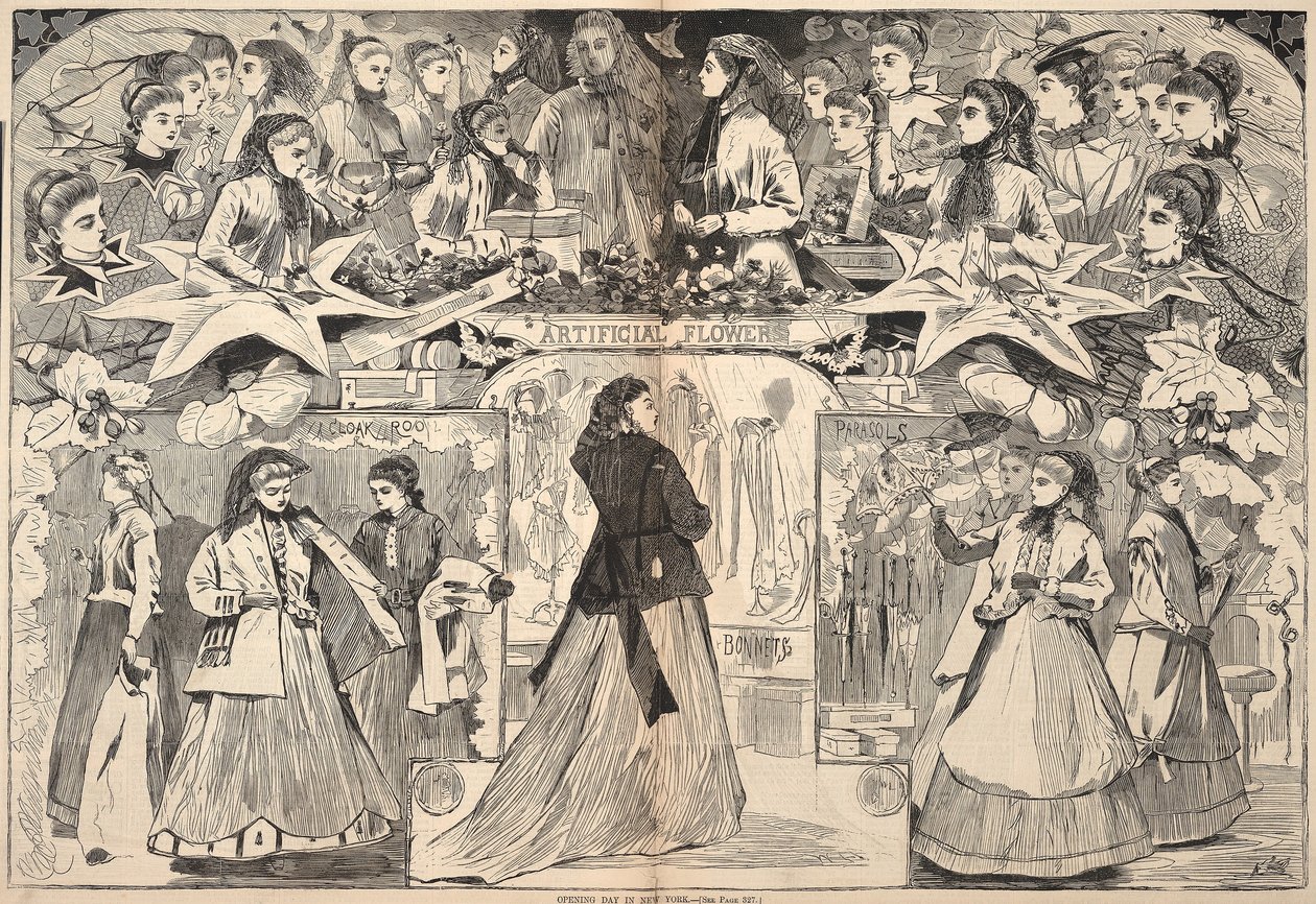 Opening Day in New York by Winslow Homer