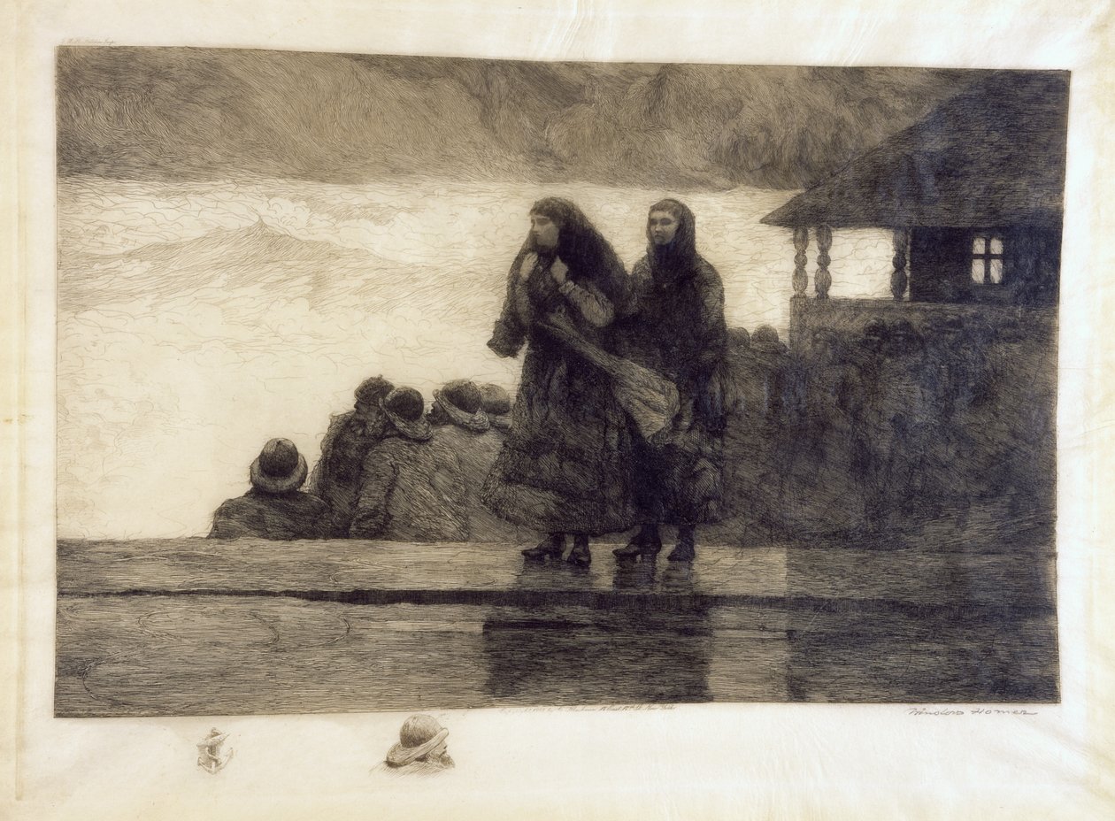 Perils of the Sea by Winslow Homer