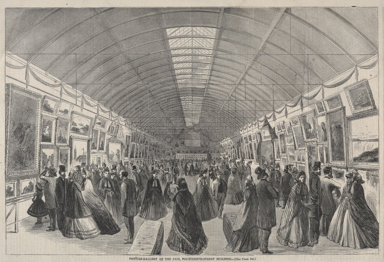 Picture Gallery of the Fair, Fourteenth Street Building by Winslow Homer