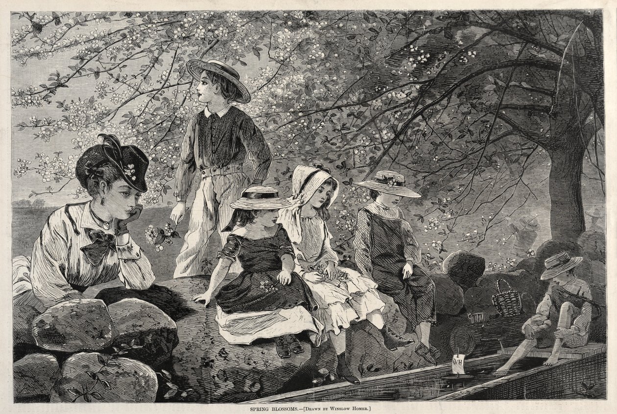 Spring Blossoms, 1870 by Winslow Homer