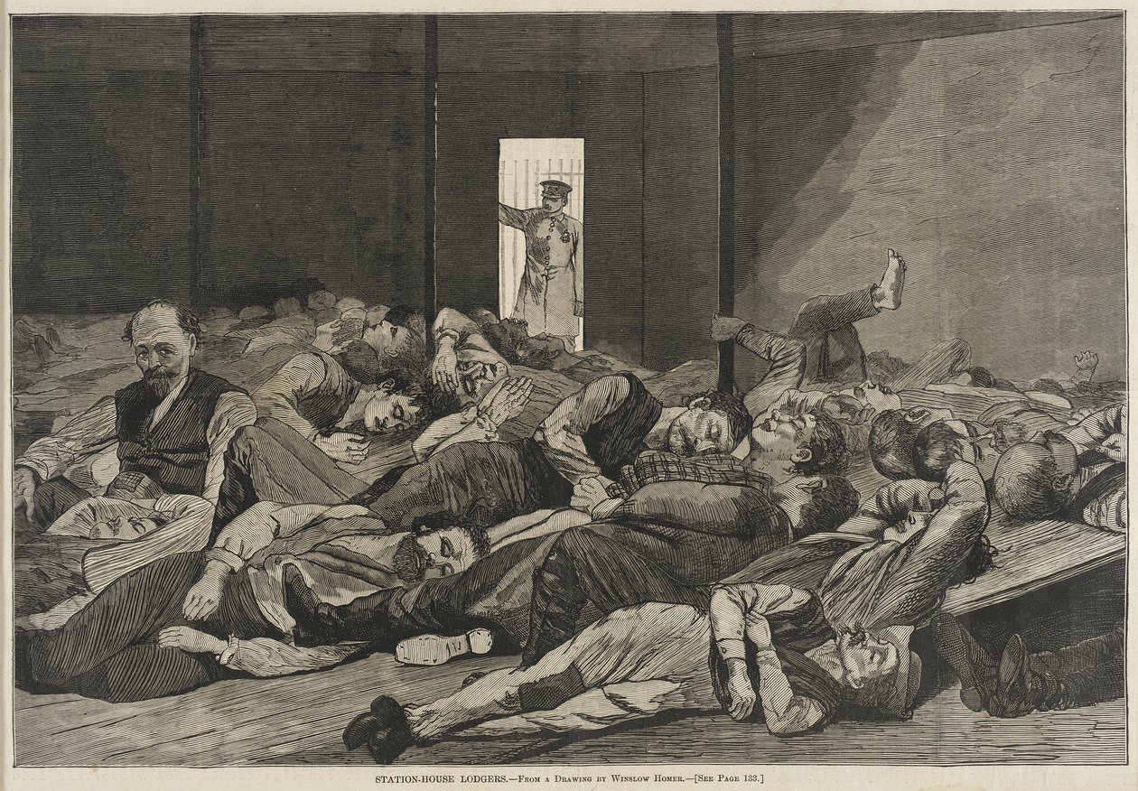 Station-House Lodgers by Winslow Homer