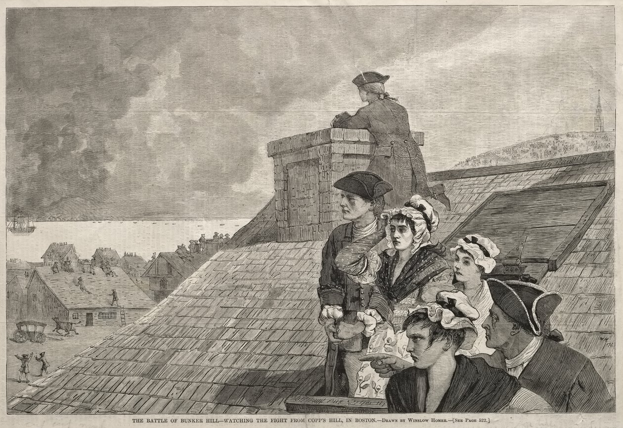 The Battle of Bunker Hill - Watching the Fight from Copp