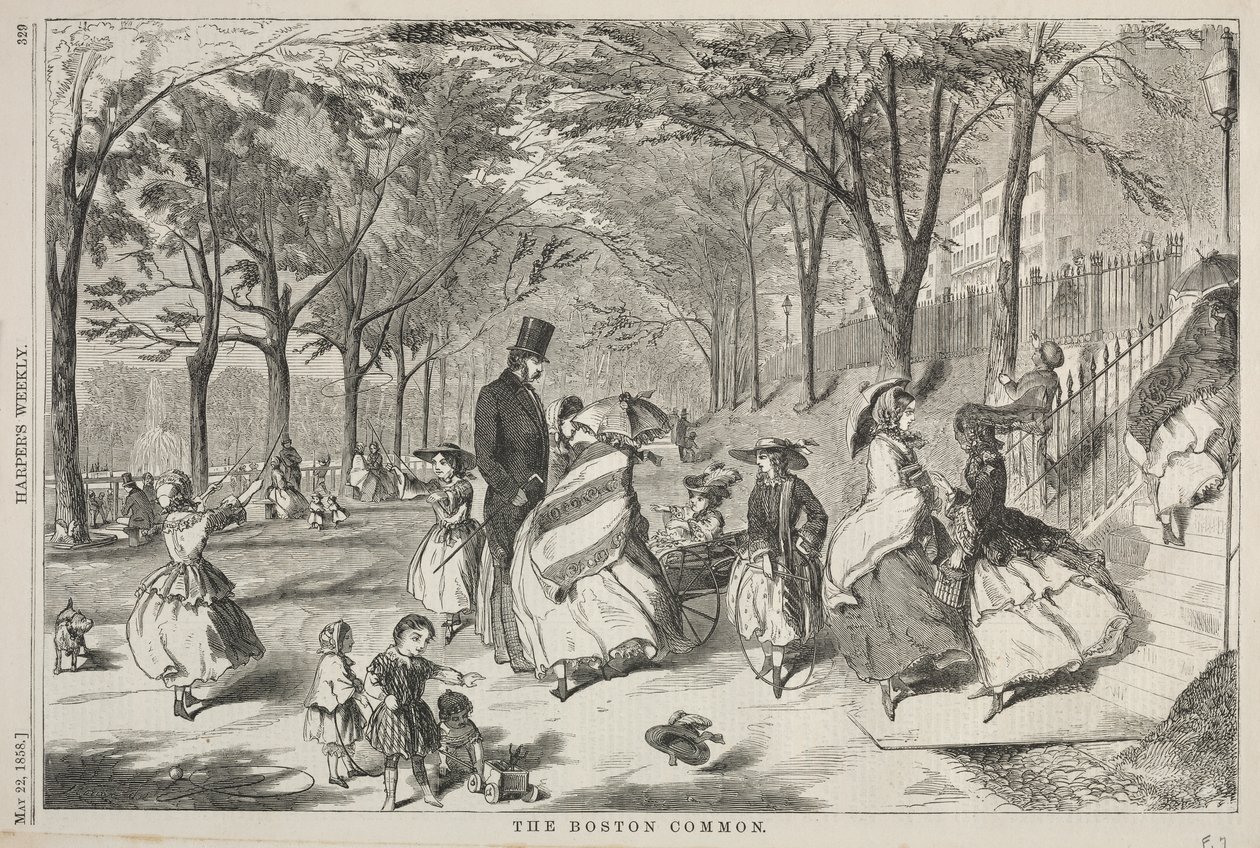 The Boston Common by Winslow Homer