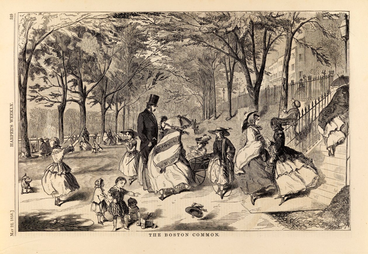 The Boston Common, from Harper