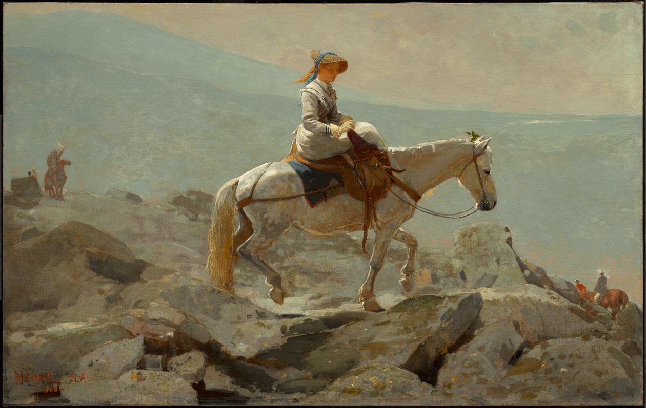 The Bridle Path, White Mountains by Winslow Homer