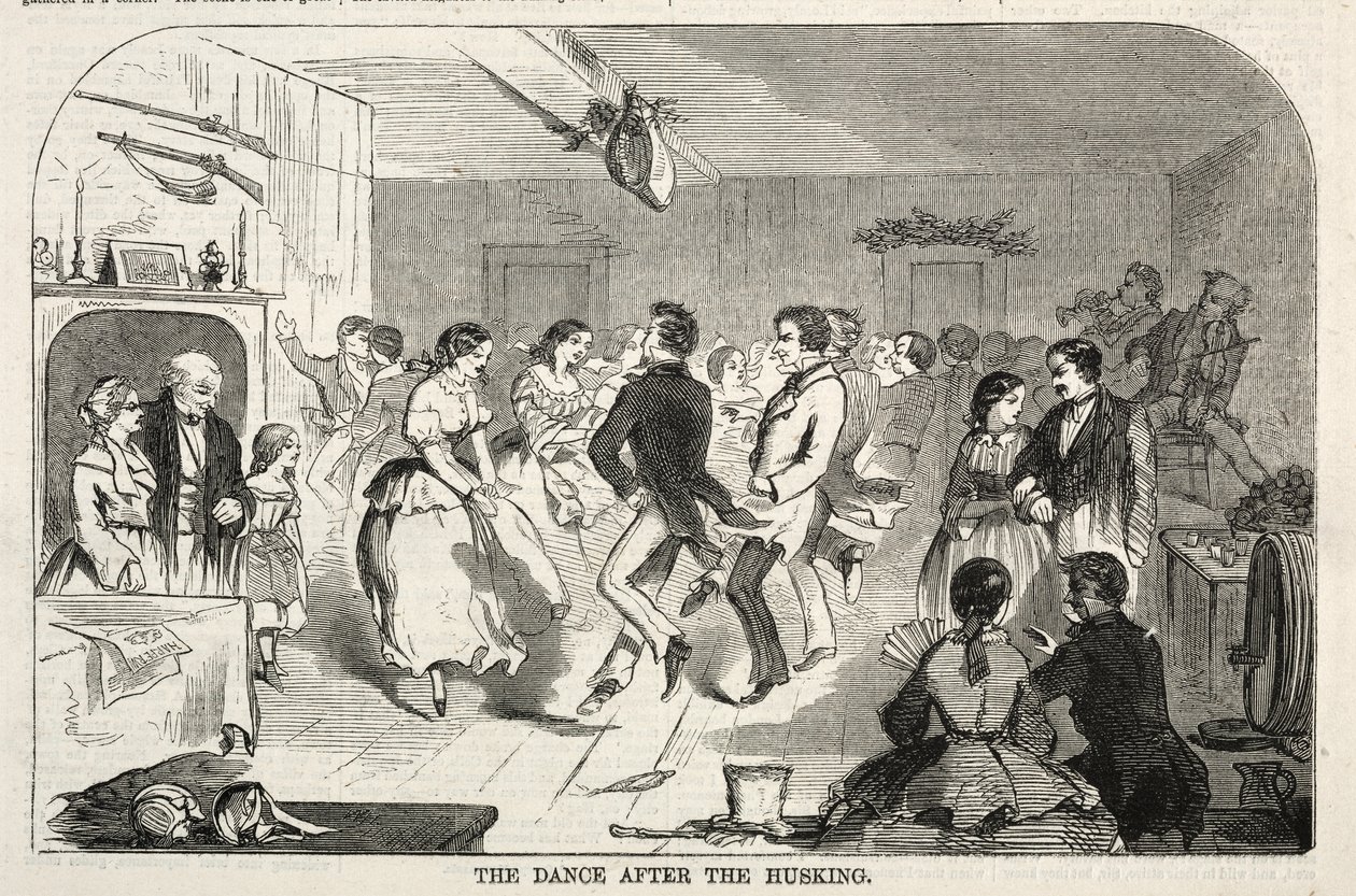 The Dance after the Husking by Winslow Homer