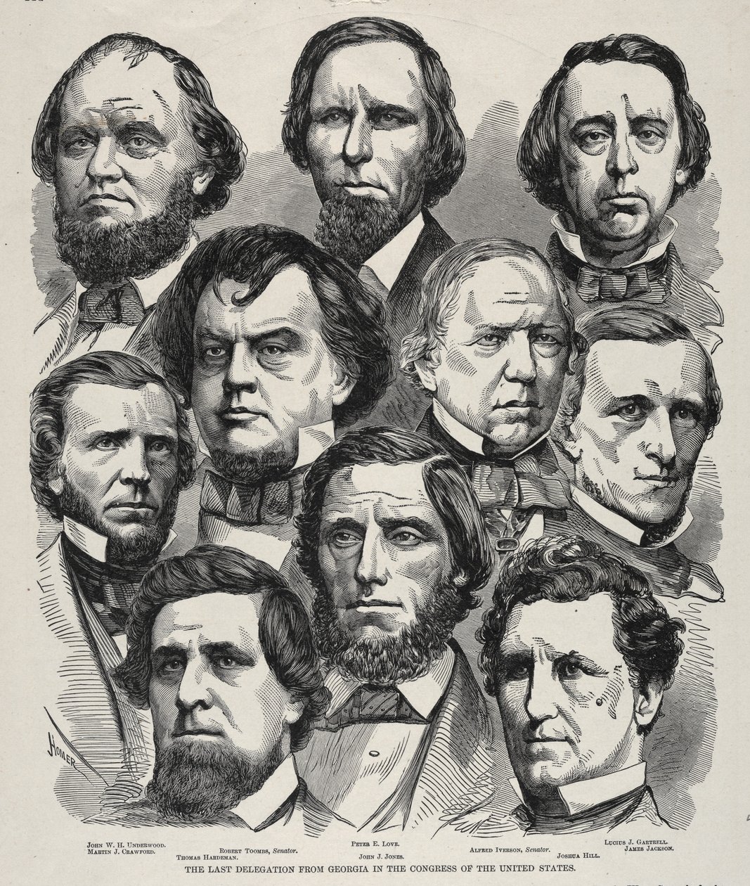 The Last Delegation from Georgia in the Congress of the United States by Winslow Homer