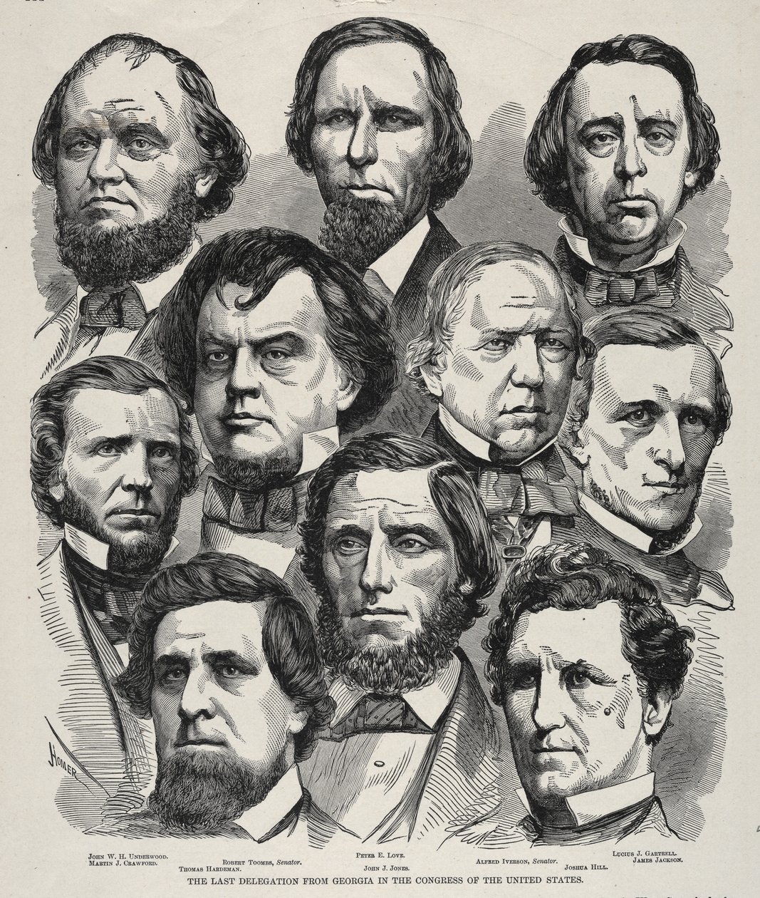 The Last Delegation from Georgia in the Congress of the United States by Winslow Homer