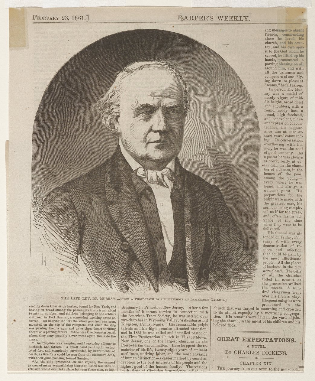 The Late Rev. Dr. Murray by Winslow Homer