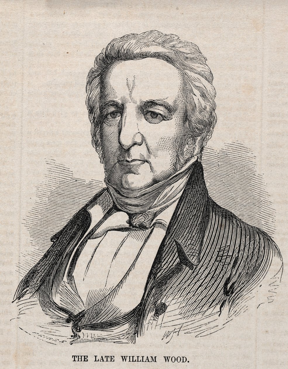The Late William Wood by Winslow Homer
