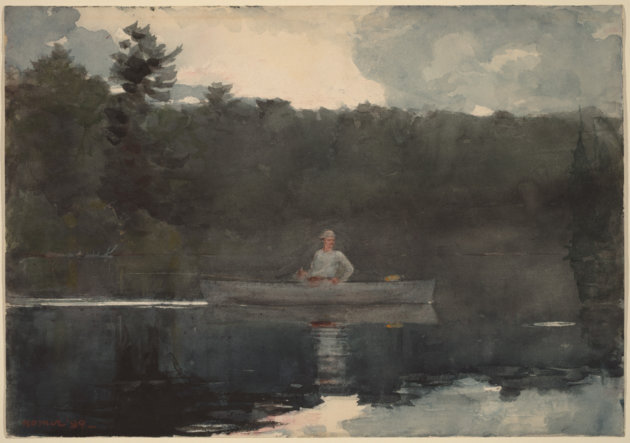 The Lone Fisherman by Winslow Homer
