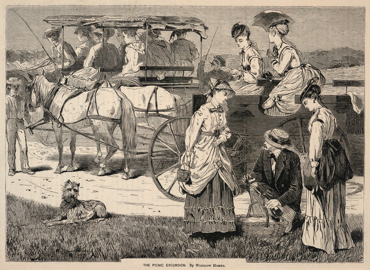 The Picnic Excursion by Winslow Homer