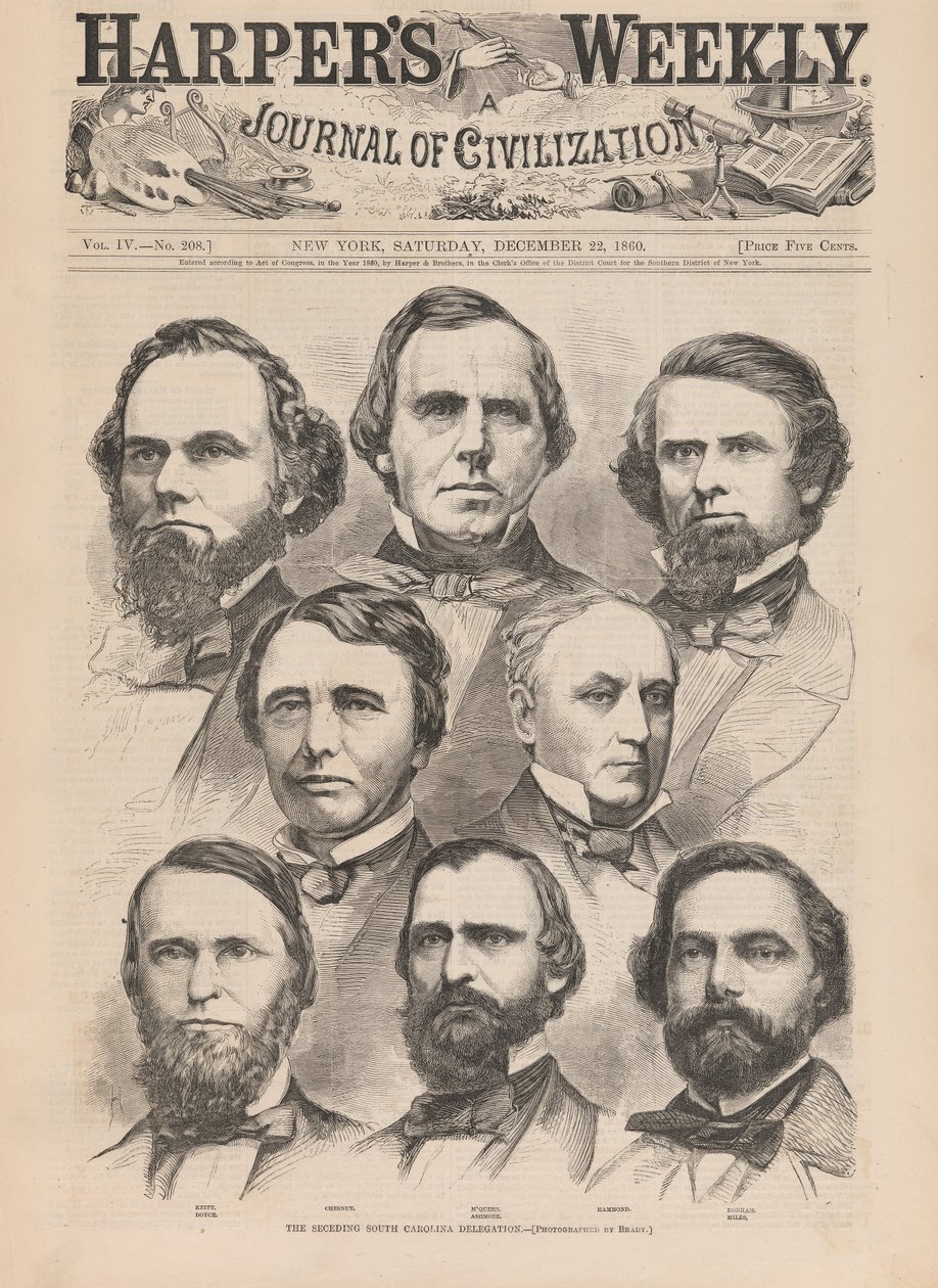 The Seceding South Carolina Delegation by Winslow Homer