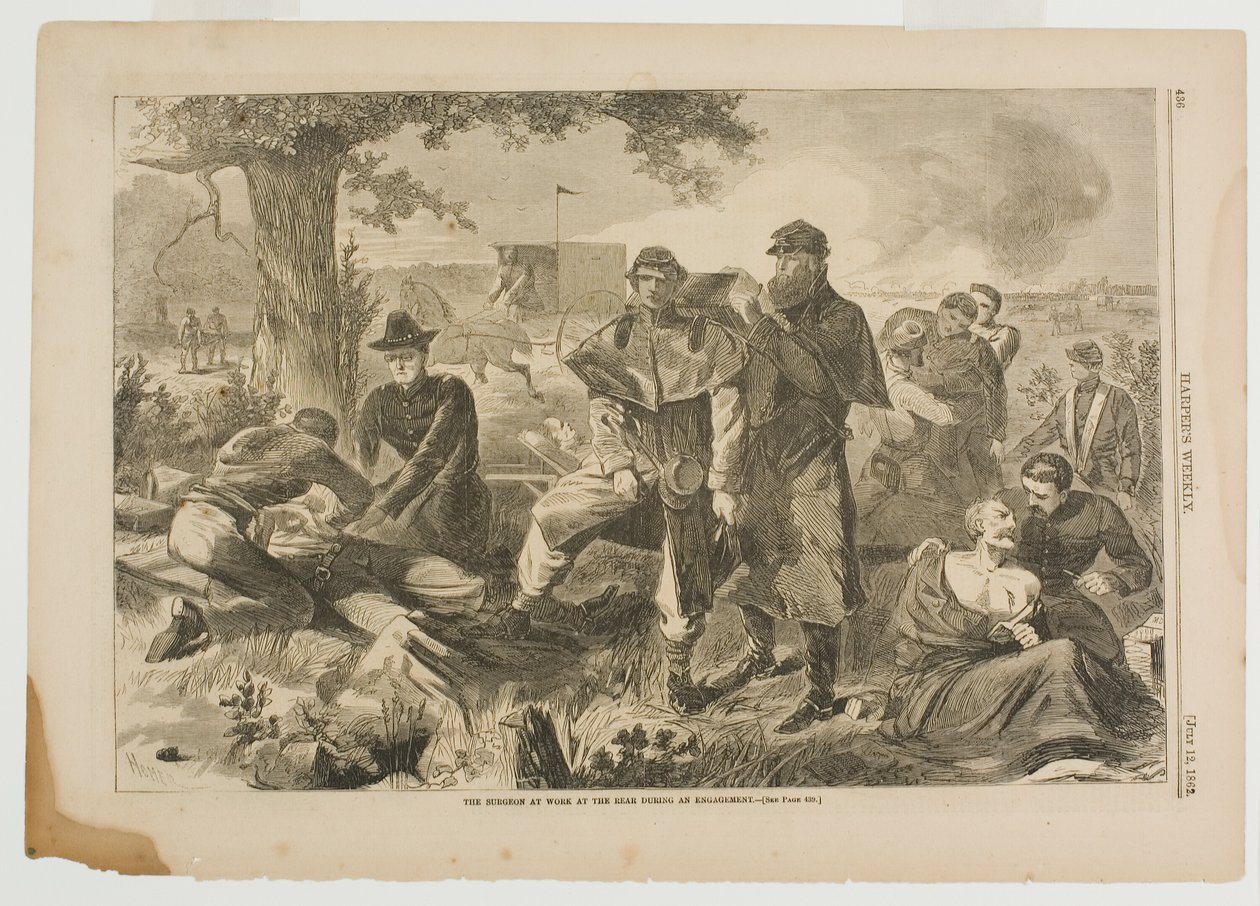 The Surgeon at Work at the Rear During an Engagement by Winslow Homer
