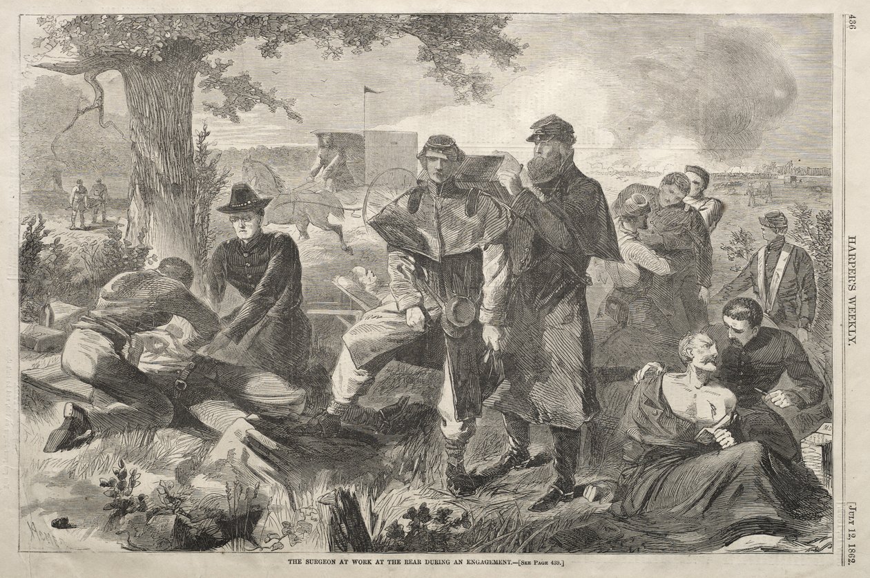 The Surgeon at Work at the Rear During an Engagement by Winslow Homer