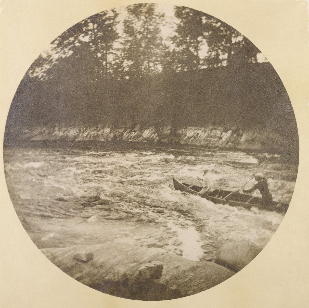 Thomas Johnston Homer II and Fred Collins Canoeing by Winslow Homer